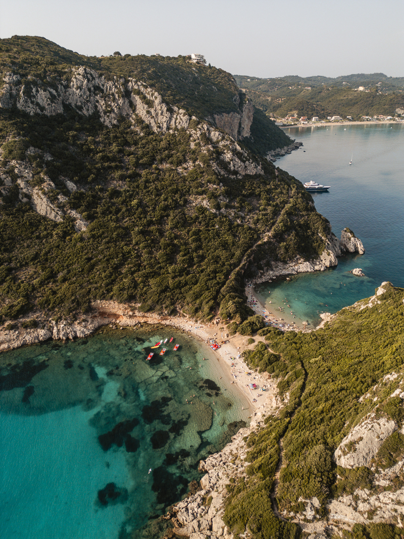 Podwójna zatoka na Korfu